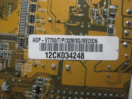 MEDION ASUS AGP-V7700 GeForce2 GTS / 32mb / AGP - Bild 5 von 5