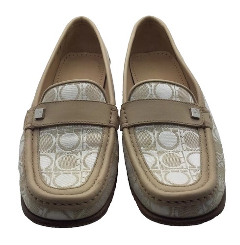 Salvatore Ferragamo Parigi Calf Suede Woven Driver Moccasins  display picture 3
