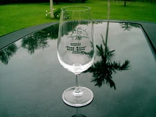 BODEGAS "DIOS BACO" JEREZ  STEMMED WINE GLASS  6 "  SHERRY-ARTESANO SPAIN 