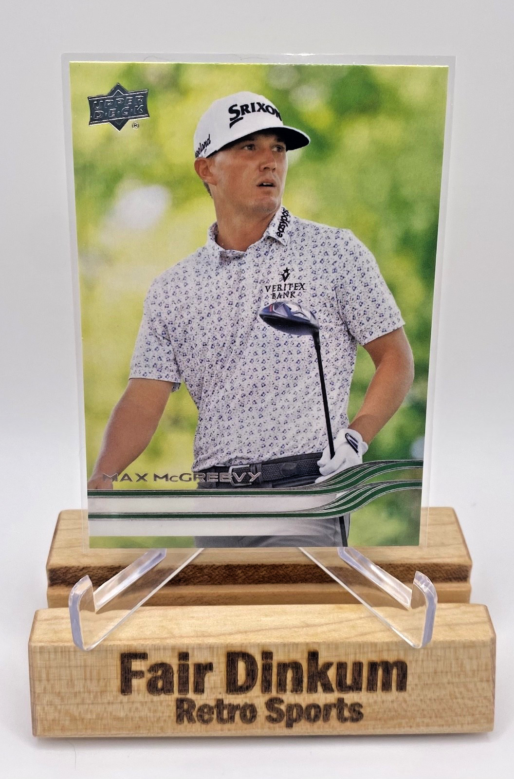 2026 Upper Deck Golf Max McGreevy #28 PGA Tour