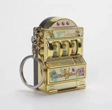 Mini Pokemon/HelloKitty Slot Machine Keychain (Working)  Fun Fidget Toy