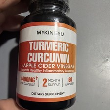 9-in-1 Turmeric Curcumin Capsules with Apple Cider Vinegar, 9/26