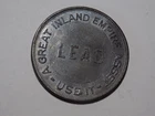 A GREAT INLAND EMPIRE ASSET / LEAD / USE IT - USE MORE / LEAD PLUMBING - 39mm