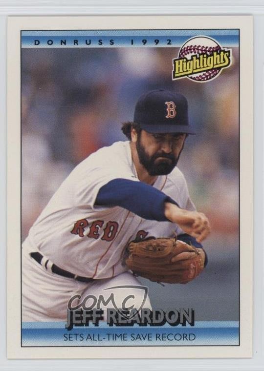 1992 Donruss Update Jeff Reardon #U-9 1tj9
