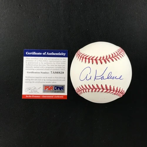 Al Kaline SIGNED Baseball PSA-DNA Certified Detroit Tigers HOF PERFECT