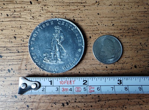 Vintage 1973 Kingston, Ontario Frontenac Dollar Troisieme Centenaire 300th Token - Picture 3 of 6