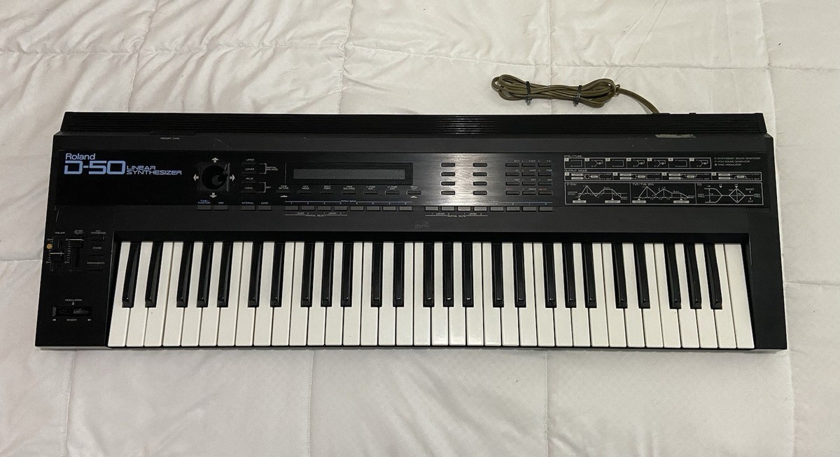 Roland D-50 シンセサイザー ビンテージ 名機 Roland D-50 Key Vintage Linear Synthesizer | eBay