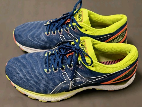 Asics GEL-NIMBUS 22 Mako Blue 1011A930 Men's Athletic Shoes size 10.5