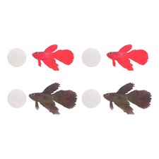 4 Pcs Fake Fish Aquarium Artificial Floating Animal Betta Decoration