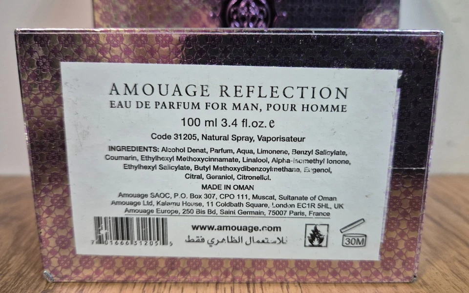 Amouage Reflection EDP ca. 99ml Ohne Zellophan Einmal getestet Alte Version - Bild 3 von 4