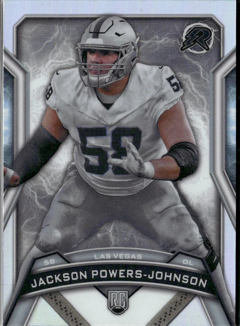 Jackson Powers-Johnson 2024 Topps Resurgence #149 Refractor RC Las Vegas Raiders