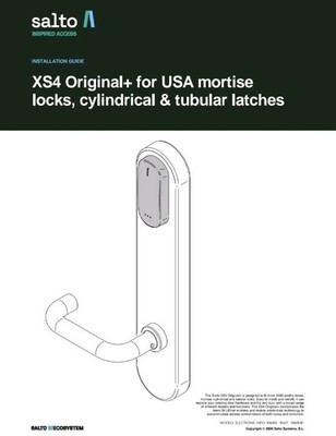 Salto XS4 Original+ For USA Model W60M Electronic Door Lock AM658L62IMB48