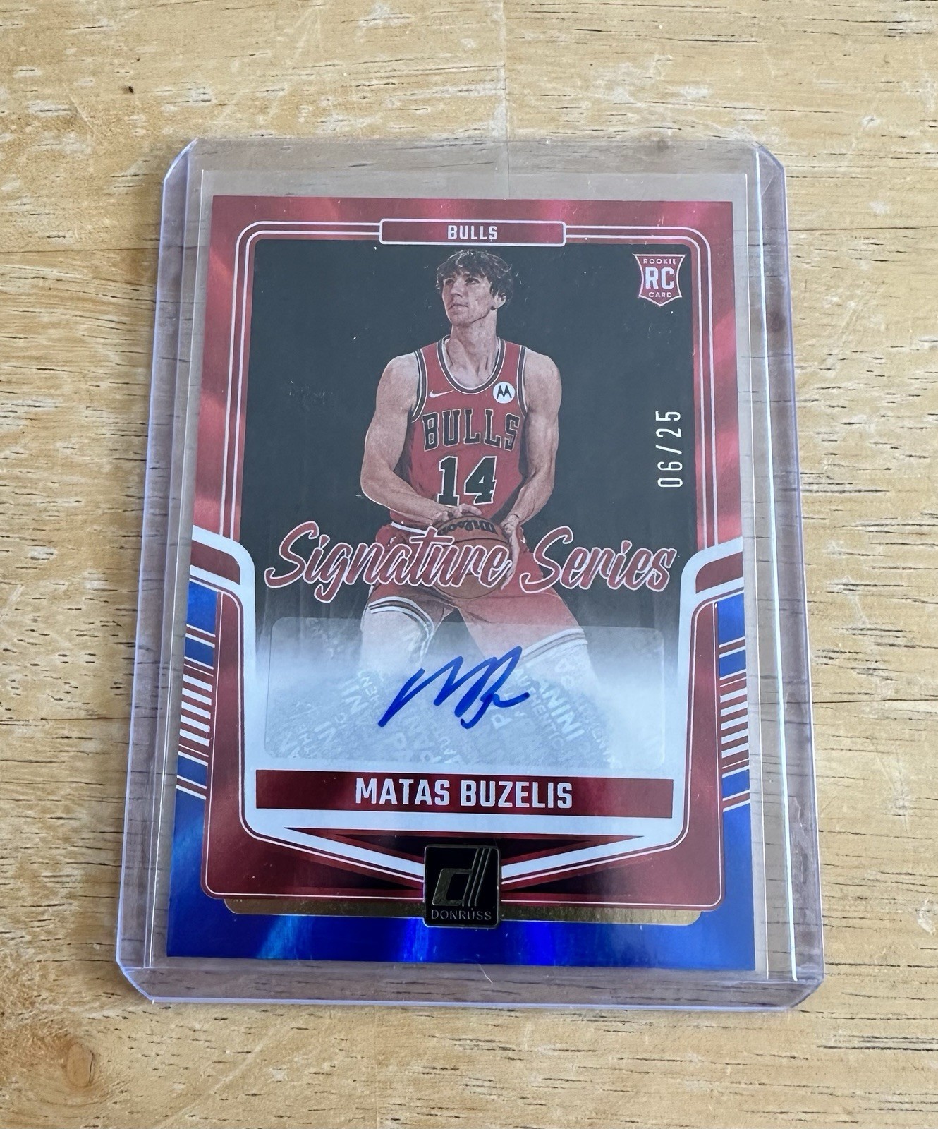 2024-2025 NBA Donruss Optic Rated Rookie RC Matas Buzelis Signature Series /25