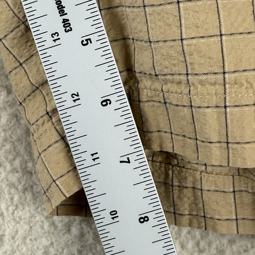 Polo Ralph Lauren Mens Beige Check Seersucker Pleated Shorts 8" Inseam Size 34 - Picture 16 of 17