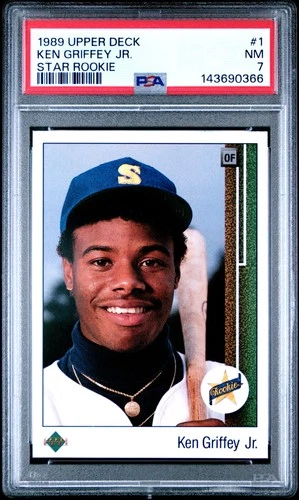1989 Upper Deck #1 Ken Griffey Jr. Star Rookie PSA 7
