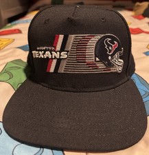 Pro Standard Houston Texans Hat. Black and red. Football helmet logo.