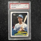 1989 Topps Traded  #41T Ken Griffey Jr Mariners Rookie Card PSA 9 Mint