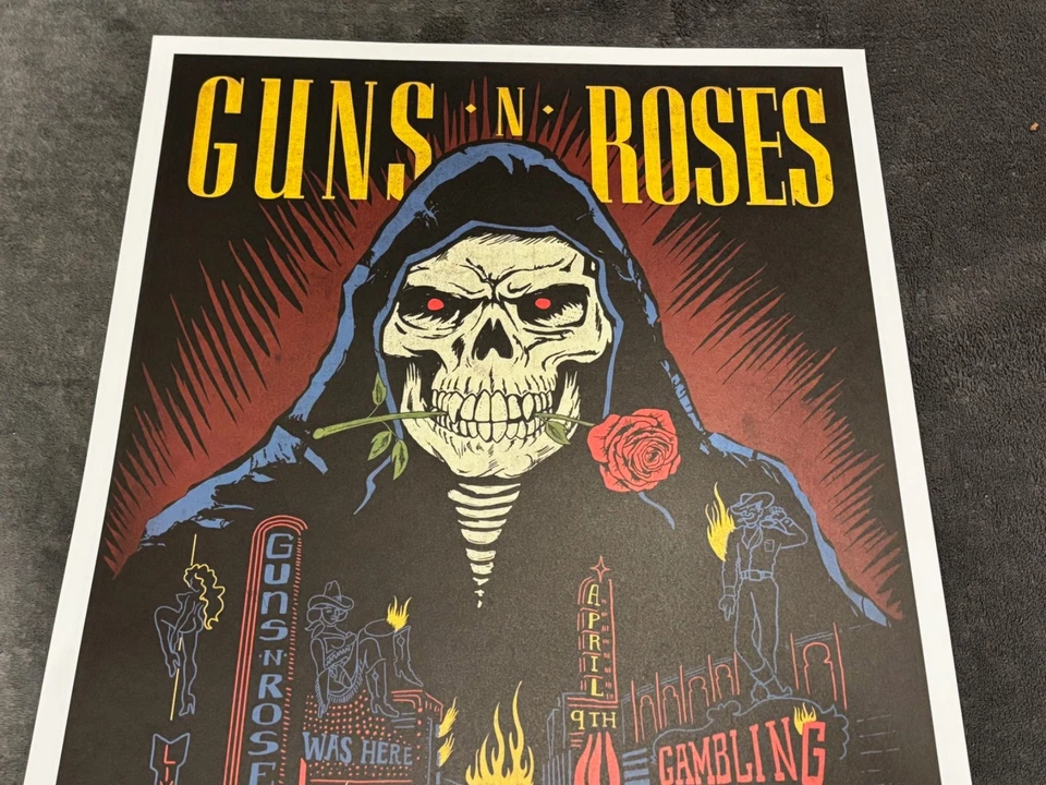 Litografía Guns N Roses no en esta vida Las Vegas 4/9/16 733/1000 AXL Foto 3 de 4
