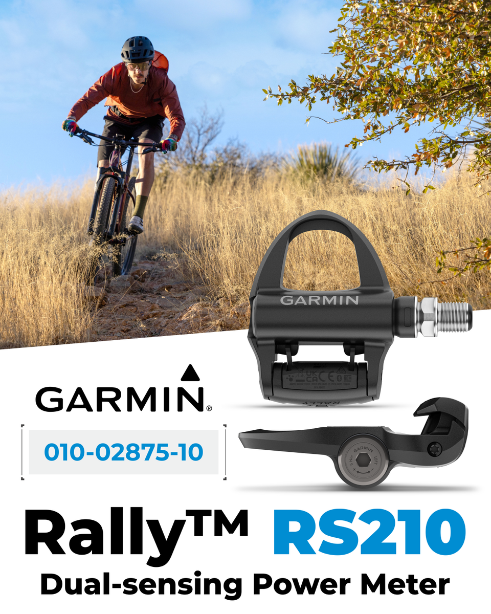 Garmin Rally RS210 Dual-Sensing Power Meter Pedals Road (SHIMANO