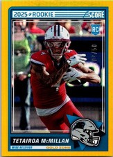 2025 Score #17 Tetairoa McMillan Gold Zone #/50