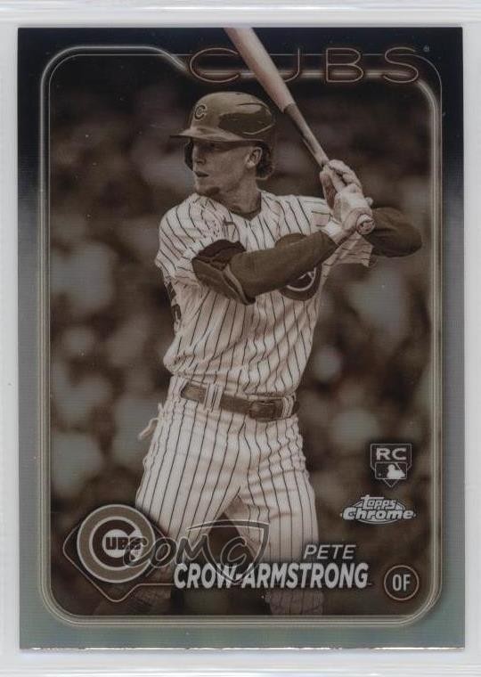 2024 Topps Chrome Sepia Refractor Pete Crow-Armstrong #16 1bi0