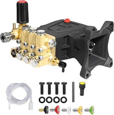 #ad Horizontal Triplex Plunger Pressure Washer Pump 1quot; Shaft 4000 PSI 4 GPM Replace $316.99