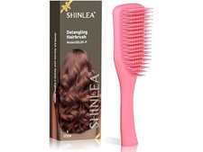 SHINLEA No Tangle Hair Brush for Wet or Dry Pink