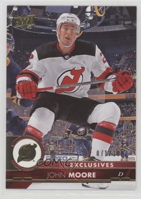 2017-18 Upper Deck Exclusives 71/100 John Moore #360 2d8