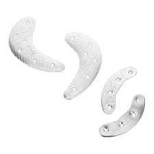 2 Pairs Iron Shoe Sole Boot Heel Tap Replacement Plate Repair Pads