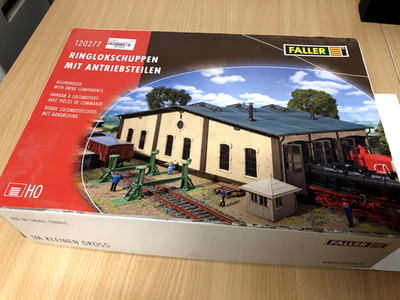 Faller 120277 3-stände Ringlokschuppen NEU H0 1:87