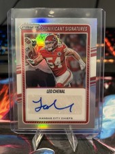 Panini Prizm 2025 Significant Signatures Leo Chenal Auto #SSI-LCL Chiefs