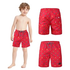 Beautiful Giant Boy Swim Trunks Kid Board Shorts with Mesh Lining Youth Swimwear