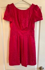 Marc By Marc Jacobs Hot Pink Party Dress 100% Silk Size 4