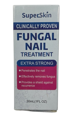 SuperSkin Fungal Nail Treatment - Extra Strong - 1 fl oz (30 ml) - Exp 03/27
