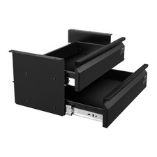 16" Wide Under Desk Drawer Slide Out, Under Desk Mounted Pull-out Drawer Attachm
