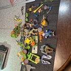 Vintage Ninja Turtles TMNT Teenage Mutant Action Figures Lot Vehicle Weapons