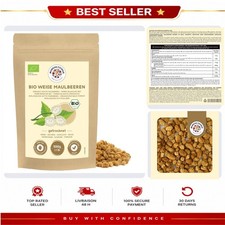 Mûres blanches séchées BIO MUNCHILYCIOUS 500 g Collation fruitée