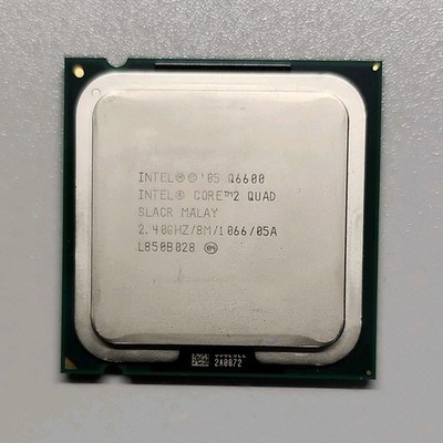 Intel Core 2 Quad Q6600 SLACR 2.40GHz 8MB 1066MHz 4-Core LGA775 CPU Processor