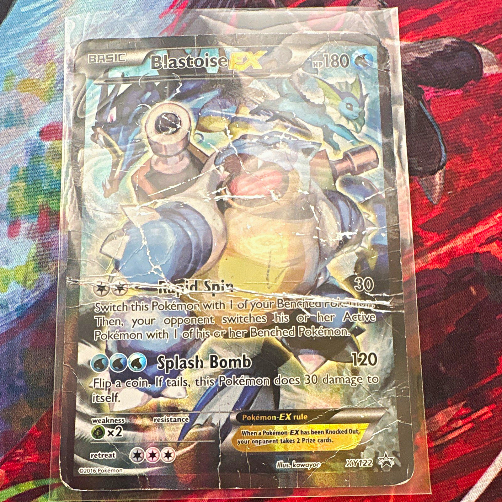 Blastoise EX XY122 Promo Holo 180 HP English Pokemon TCG XY Age 6+