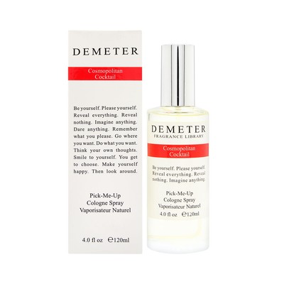 Cosmopolitan by Demeter for Unisex 4.0 oz Cologne Spray Brand New