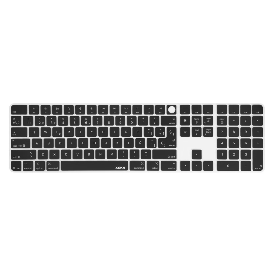 XSKN Spanish Keyboard Cover for 2024 iMac Magic Keyboard and Numeric A3119 M4 - Image 2 of 4