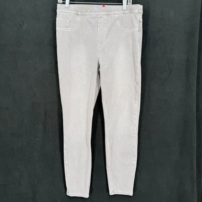 Spanx Jean-ish Ankle Leggings Grey Womens XL 20019R Pull On Denim Jeggings