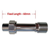 60mm Chrome Radiator Tail Extension - FREE Next-Day Delivery