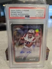 2024 TOPPS CHROME ROOKIE AUTOGRAPHS VARIATIONS #RADMA DRAKE MAYE PSA 9 AUTO 10