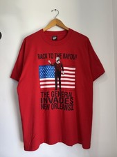 Vintage 90s Screen Stars Bob Knight Indiana Hoosiers VS. New Orleans T-Shirt XL