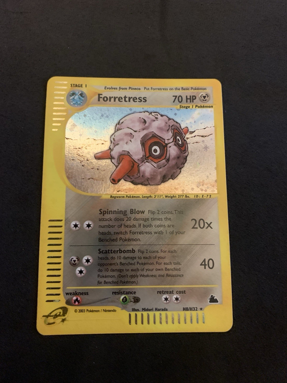 Pokémon Card Skyridge Forretress H8/H32 LP