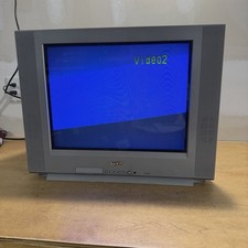 Sanyo DS20930 20 Flat Screen CRT TV S-Video AV Retro Gaming Tested No Remote
