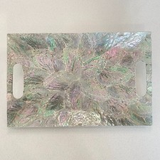 Tray Shell Inlaid Handmade