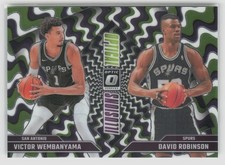 Victor Wembanyama David Robinson #5 2024-25 Panini Donruss Optic Optical Spurs