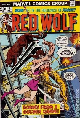 Red Wolf #7 FN 1973 Stock Image